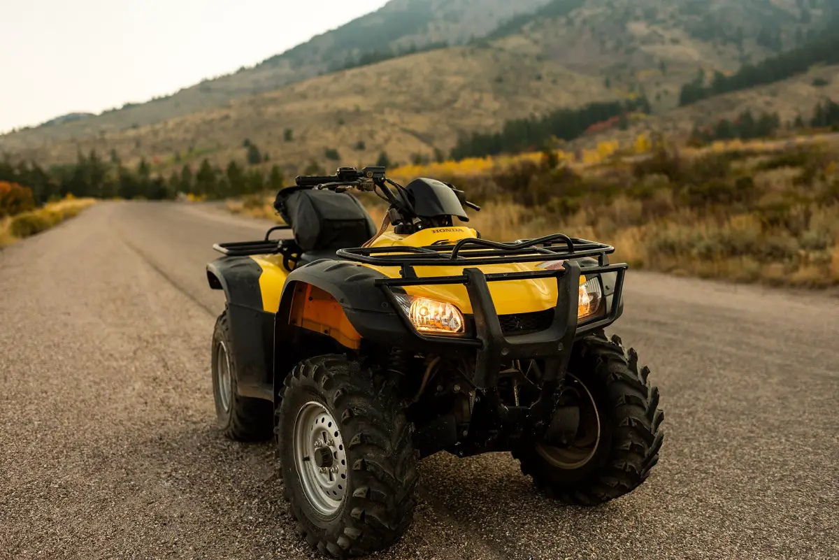 can you drive an atv on the road