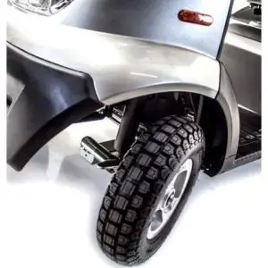 AFIKIM Afiscooter S 4 Wheel Scooter Front Wheel View