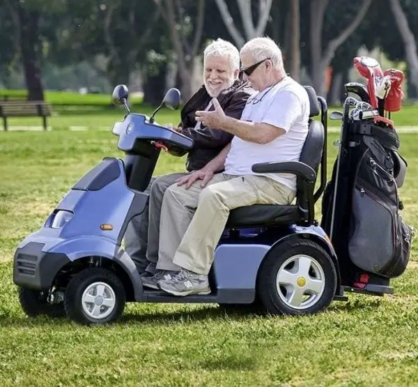 2 seater mobility scooter with passengers