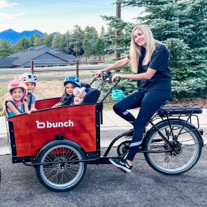 The Original Bunch Bike electric passenger e-bike for carrying kids