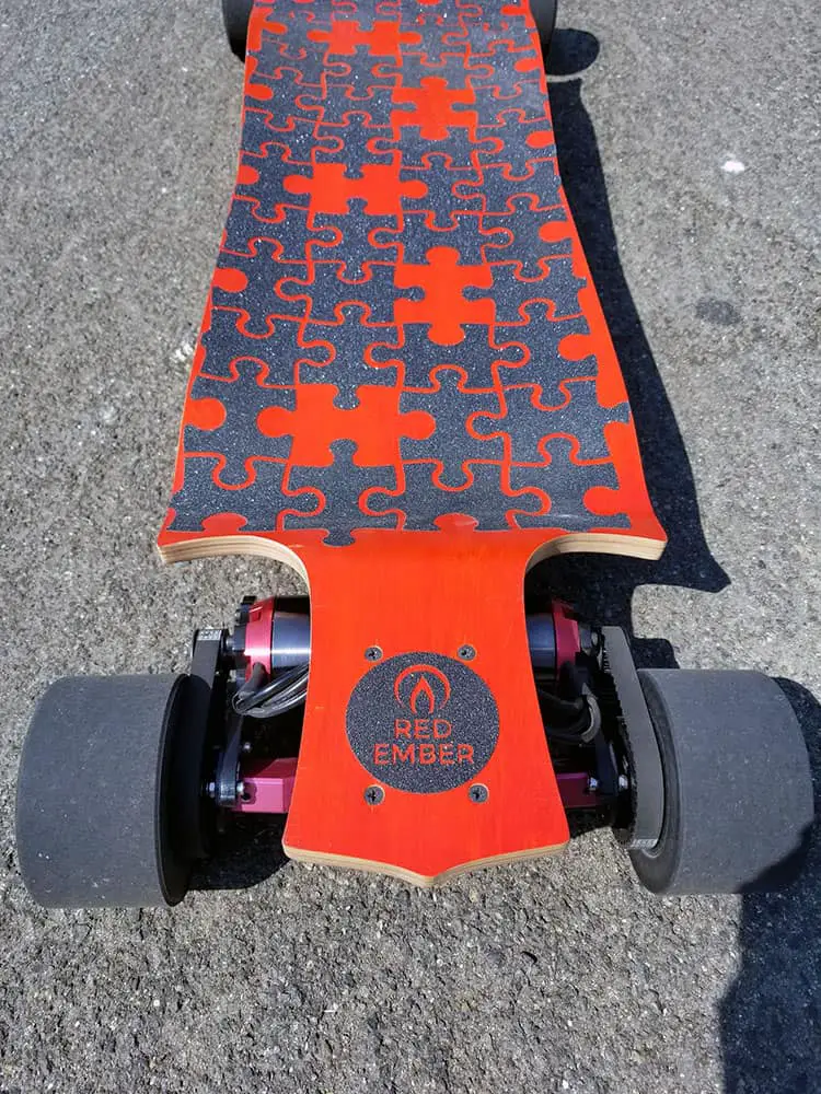 puzzle skateboard deck